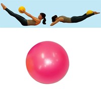 Pelota de Pilates de 23 cm (PVC SIN FALATAS) con Logotipo Personalizado en Color, para Ejercicios Musculares, Estiramiento, Equilibrio, Entrenamiento y Entretenimiento, 80 g