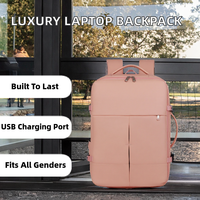 Sac à dos pour ordinateur portable de luxe de haute qualité, personnalisé avec logo, en tissu Oxford, imperméable, élégant, avec fermeture éclair USB, doublure, unisexe, 20-39L