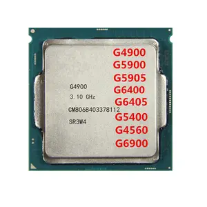 G4900เล็ก cpus Celeron G4900T แท็บเล็ตใช้หรือรีเฟอร์บิช g5905ซีพียู g4930เกมเมอร์ I9เมนบอร์ด10 generaction CPU Combo
