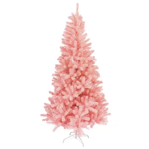 Albero di natale personalizzato OEM più economico 2ft 3ft 4ft 5ft 6ft 7ft 8ft 9ft 10ft gigante lusso densità Decor PVC albero di natale artificiale