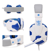 Casque de jeu SY830MV sans éclairage, super basses, avec haut-parleur dynamique de 40 mm, écouteurs filaires avec son surround 3D pour PC et console