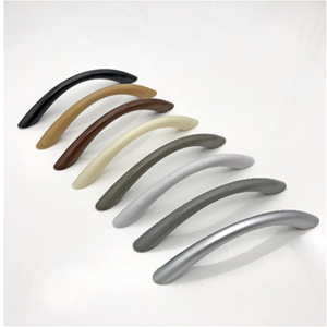 Plastic Furniture Handle Bar Cabinet <b>Drawer</b> Door Pull Spray Paint Minimalist Design Durable ABS-96 - Product Image 3