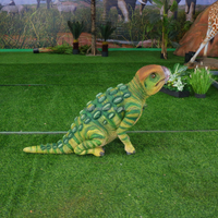 Ankylosaurus Robot köpek dino-ilham Metal devriye Bot tema parkları için alışveriş merkezleri ve havaalanları güvenlik ve bilim-fi konumlar