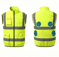 Gilet de refroidissement rechargeable climatisé pour l'été, vêtement de travail pour hommes, tenue de chantier à manches courtes en Spandex