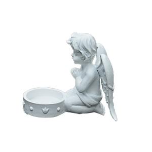 Personalizado Europa creativo encantador blanco niño Ángel con <span class=keywords><strong>alas</strong></span> artesanías de resina para sala de estar decoración escultura baratijas - Product Image 5