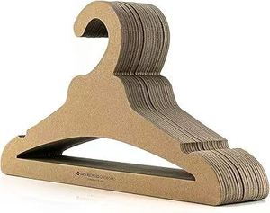 थोक कस्टम पुनर्नवीनीकरण कुत्ते कार्डबोर्ड कपड़े हैंगर - Product Image 4