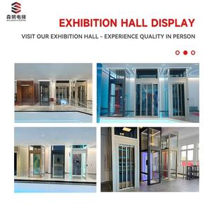 Высококачественный 3-этажный/4-уровневый лифт для виллы/квартиры из ПВХ с панорамным остеклением, гидравлический/тяговый, с 6 кабинами - Product Image 2