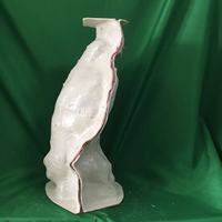 Reazone RZL15 Moule en plastique ABS haute précision pour statues d'animaux en béton 3D, décoration de jardin extérieur et de maison