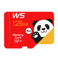 WORTHSPARK Mini TF pour carte 8 Go-256 Go en plastique A1 U3 Vitesse noire pour MP3