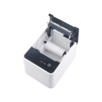 Impresora de Códigos de Barras de Transferencia Térmica de Alta Velocidad de 80 mm, Impresora de Etiquetas POS con USB y Ethernet para Logística de Almacenes Minoristas