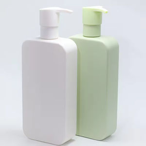 Botella de Champú con Logotipo Personalizado de 350 ml, Envase de Champú de Plástico Verde de Alta Calidad - Product Image 5