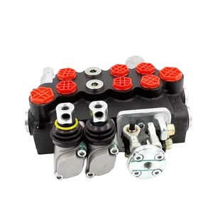 Válvula de control direccional de 4 carretes monobloque manual y con joystick P40 | Serie P40 | Barra 250 | Con la confianza de Global Industries - Product Image 1