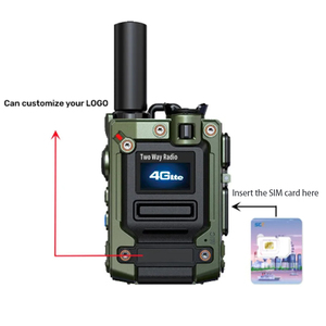 HX-K300s funzione 4G POC <span class=keywords><strong>Network</strong></span> Digital Walkie Talkie GPS SOS portata 5000km a due vie per Radio 5000km riduzione del rumore - Product Image 2