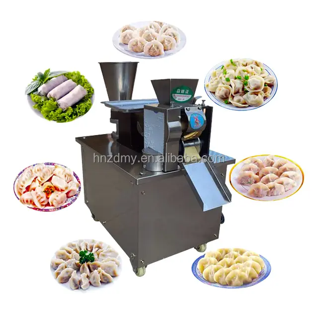 Machine commerciale de fabrication de boulettes entièrement automatique pour rouleaux de printemps empanada samosa gyoza