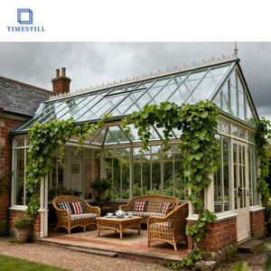 ชุดสวนฤดูหนาวแบบทำมือห้องกระจกโมดูลาร์ติดตั้งง่ายพร้อมกรอบอลูมิเนียมที่ทนทาน - Product Image 1