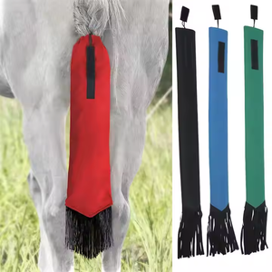 Sac de queue de cheval imperméable et durable, grande ouverture réglable pour un ajustement facile, design à franges simulant <span class=keywords><strong>une</strong></span> raquette à mouches - Product Image 6