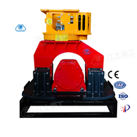 Compacteur hydraulique de plat de compacteur de vibrateur de rendement élevé attachements professionnels de machines d'excavatrice de 3-5 tonnes