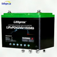 Batería LiFePO4 24V 150AH Grado A 6000 Ciclos, Batería de Litio para Almacenamiento Doméstico, RS485 BMS, Conector Anderson, CE RoHS IP67, Servicio OEM ODM