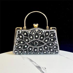 Bolso de Noche de Diseñador con Pedrería, Tendencia 2025, Bolsos de Lujo para Mujer, Bolsos Tote, Bolso de Mano - Product Image 3