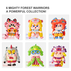 Mideer MD1327 Play Airy Clay Luftiger Spaß-Knete - Waldkrieger Actionfiguren-Serie Kreatives Knete-Set - Product Image 3