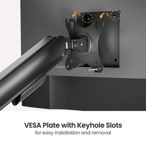 Resorte mecánico súper económico de 17 "-32" 9kg, brazo de monitor único, pantalla de ordenador, soporte de montaje VESA <span class=keywords><strong>para</strong></span> Monitor - Product Image 3