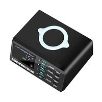 2024 Supersnelle Slimme Desktop 110W Pd3.0 + Qc3.0 Multifunctionele Display Smart Phone Oplader Draadloze Oplader