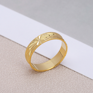 Jxx moins <span class=keywords><strong>cher</strong></span> prix bagues de fiançailles en laiton plaqué or 24 carats bagues de fiançailles mode bagues pour femmes en gros - Product Image 4