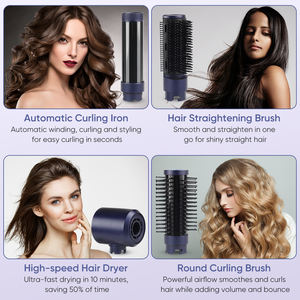 2025 nuovo phon ionico negativo professionale ad alta velocità 4 in 1 Brushless Volume riccio pettine ad aria calda strumenti per lo <span class=keywords><strong>Styling</strong></span> a doppio scopo - Product Image 3