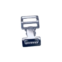 Pince en alliage galvanisé en gros d'usine 20mm solide et durable pour pince à sangle