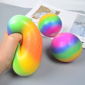 2025 Top Selling Decompression <b>Squeeze</b> <b>Ball</b> Colorful Rebound Relief Toy for Adults Kids Anti-Stress <b>Ball</b> for Stress Relief - Product Image 2