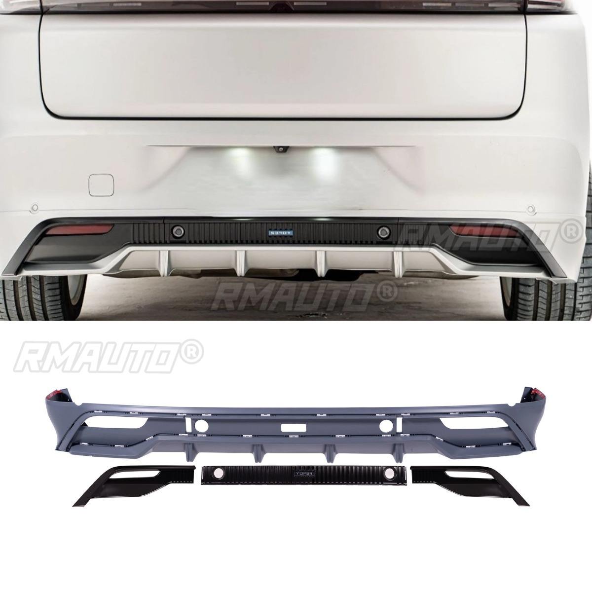 Alerón del Parachoques Trasero sin Pintar