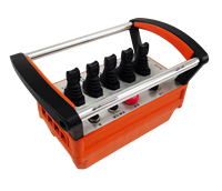 Control Remoto Inalámbrico Portátil para Grúas, Control Remoto para Vehículos Hidráulicos, Alcance de 500 m, Resistente al Agua IP68, Plástico