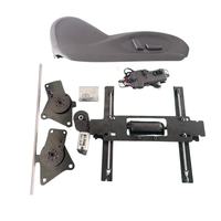Kit de mise à niveau universel pour siège électrique 12V, réglage électrique 6 directions, kit de conversion DIY avec rail et moteur pour camping-car, fourgonnette, camion