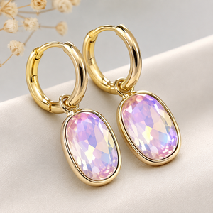 Orecchini a Cuore Quadrato Eleganti per Donne, Gioielli alla Moda - Product Image 6