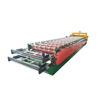 Machine de formage à froid pour tuiles de toit en acier coloré double couche à prix abordable, équipement de formage à froid pour panneaux de toiture métalliques, OEM et ODM acceptés