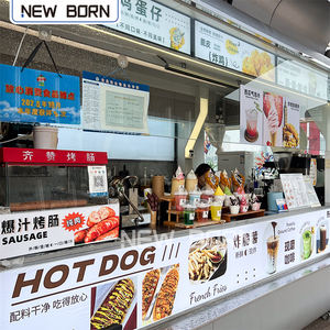 Mobiele Keuken Eten Trailer Pizza Oven Bbq Food Truck Ijskar Koffie Aanhangwagen Mobiele Bar Candy Chips Glasvezel Aluminium - Product Image 6