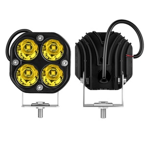Barre lumineuse LED 4x4, projecteurs LED 3 pouces, éclairage tout-terrain 12V 24V, projecteur blanc jaune, lampe de travail, lampe antibrouillard, lampe de conduite - Product Image 1