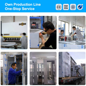 CE 인증 휴대용 에어 샤워 터널 Ss304 인터록 시스템 HEPA 필터 정화 모듈형 먼지 없는 클린룸용 - Product Image 5