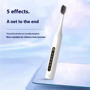 Cepillo de Dientes Eléctrico Sónico para Adultos, Recargable Tipo-C, Resistente al Agua IPX7, Cerdas Suaves, Limpieza Profunda, Vibración de 10000 rpm - Product Image 2