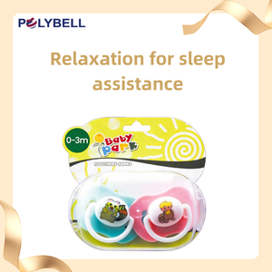 Sucette pour bébé sans BPA, en silicone écologique, avec motif de dessin animé, poignée pour les nouveau-nés de 0 à 12 mois - Product Image 4