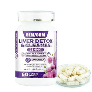 Suplemento de Cardo Mariano para la Desintoxicación y Limpieza del Hígado Ausreson, Marca Privada, Tudca 500mg, Apoyo para la Salud del Hígado, Cápsulas para la Desintoxicación y Limpieza del Hígado - Product Image 1