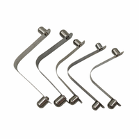 Clip de bouton poussoir en forme de V verrouillable en gros pince à ressort de poteau de tente connecteur de tube de poteau de randonnée double boutons pinces à ressort