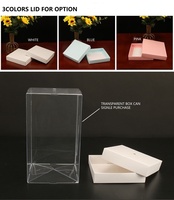 Boîte en plastique PVC super présentoir de tailles multiples Boîte cadeau transparente Star Delu Doll Violence Bear Storage and Cosmetic