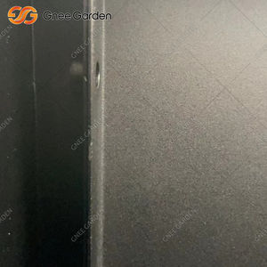 Pot à plantes carré noir en acier galvanisé pour lit de jardin à la maison - Product Image 2