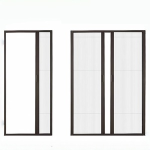 Moderne Dubbelzijdige Intrekbare Insectenscherm <span class=keywords><strong>Polyester</strong></span> Gaas Voor Franse Deuren Hotelbescherming - Product Image 5