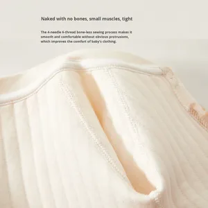 Tutina Calda per Neonati <span class=keywords><strong>con</strong></span> Disegni Cartoon, Versatile e Lunga, per Autunno e Inverno, Pigiama Imbottito in Cotone, Unisex - Product Image 3