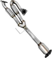 Nouveaux convertisseurs catalytiques haute performance Yueyang pour remplacement, compatibles Maxima 3.5L V6 3498cc (2009-2020), avec tuyau d'échappement flexible poli