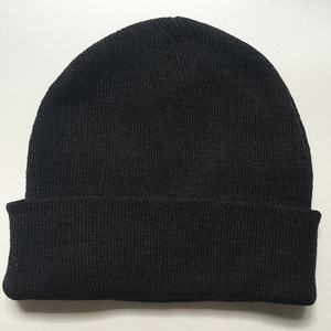 Classic Rib Pattern Knitted Wool <b>Slouchy</b> <b>Beanie</b> Plain Color Stylish Winter <b>Hat</b> - Product Image 1