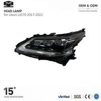 Phares LED de remplacement OEM pour Lexus LX570 2017-2022, pièces détachées automobiles directement de l'usine
