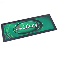 Tapis de bar en caoutchouc personnalisé multi-tailles chaud tapis de boisson de bière en caoutchouc antidérapant décoration de table tapis de bar en silicone